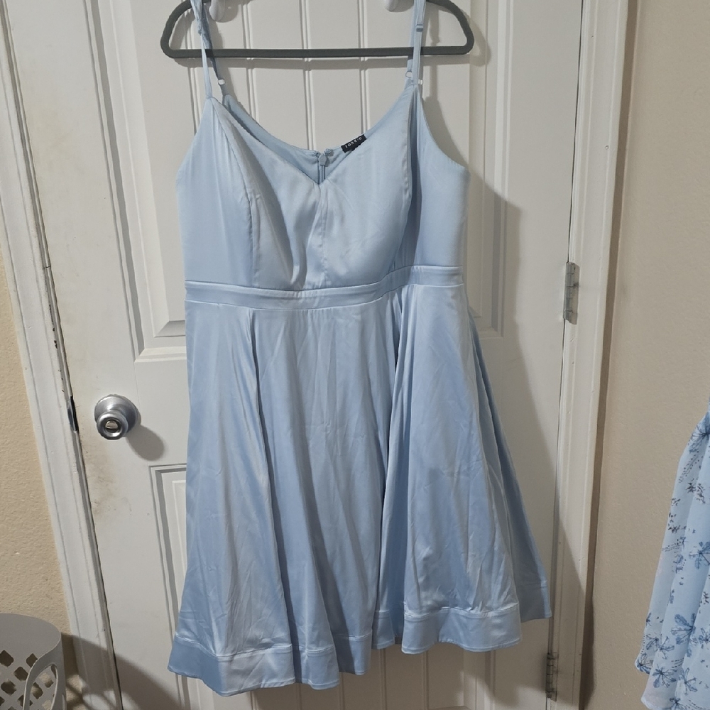 Torrid Light Blue Prom Dress